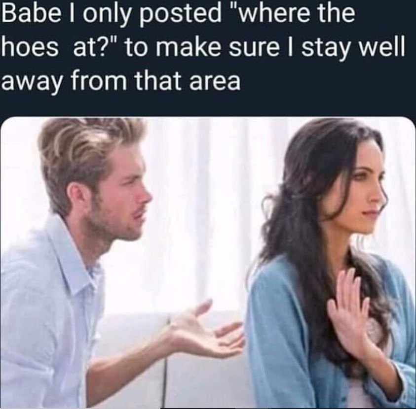 Remember to stay away from the heavy thot populated areas that's usually where the thots are hidding
