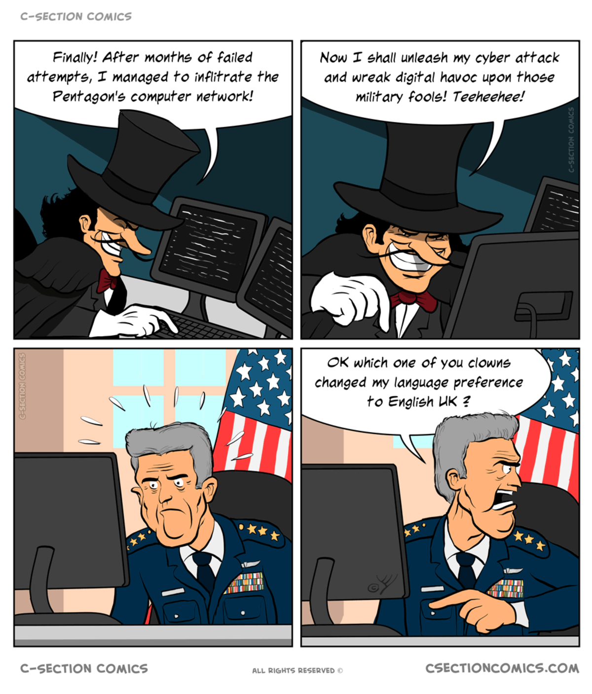 Russian hackers be like