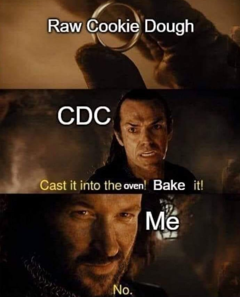 Someone yelling salmonella