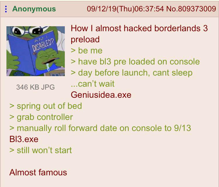 Anon is almost a hacker