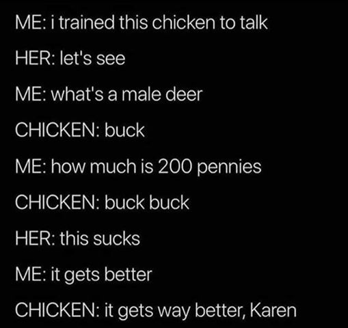 funk off with your doubt, Karen