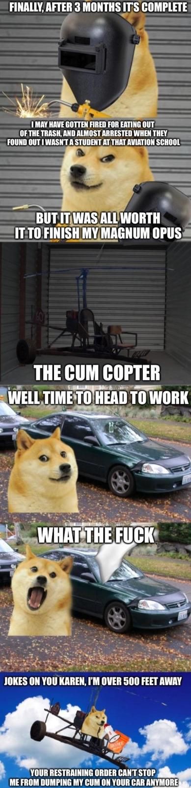 That damn doge at it again