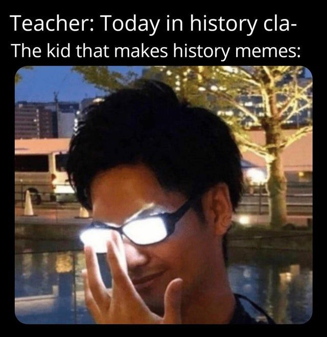 On his way to correct the teacher