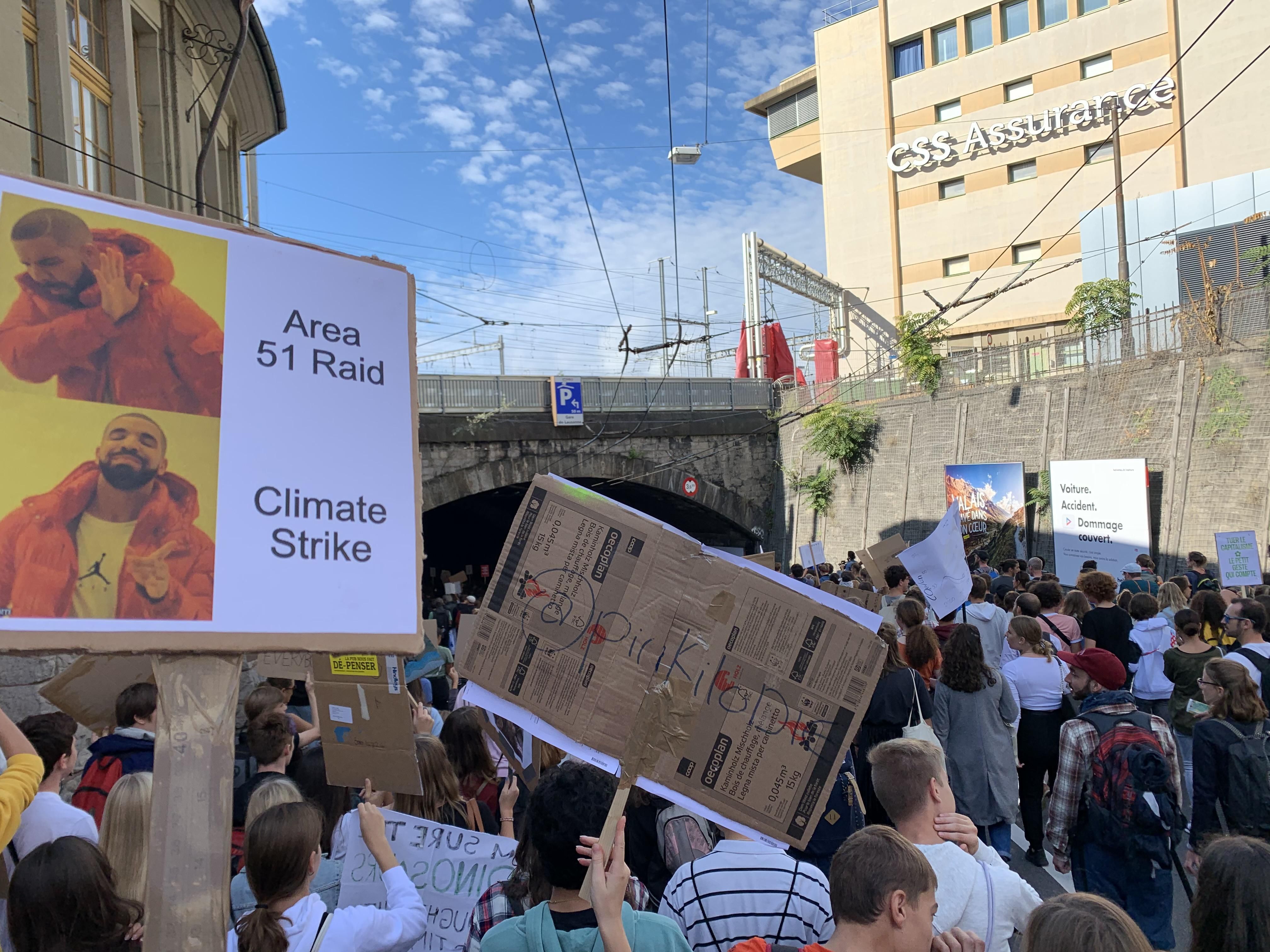 Participated in the Climate Strike yesterday in Switzerland. This was my poster! :)