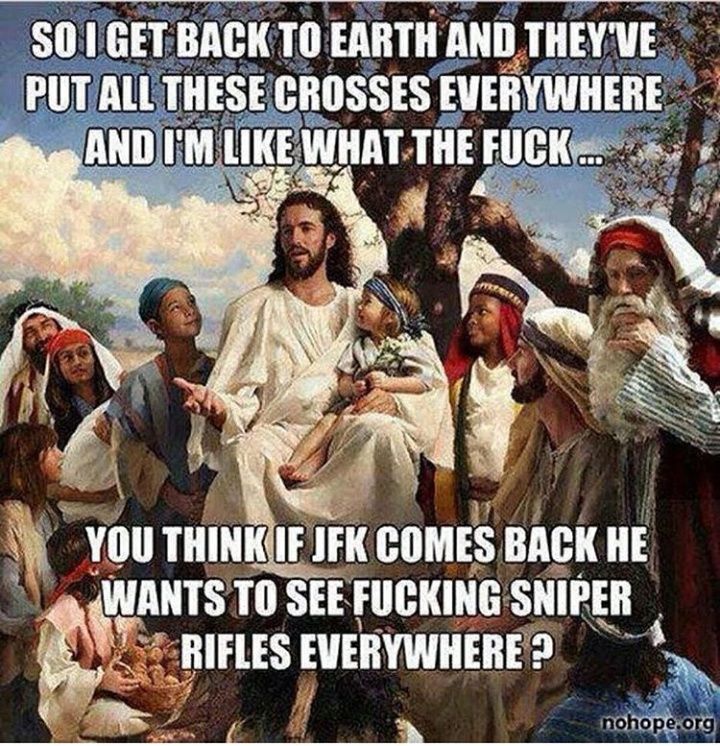 Jesus makes a point!
