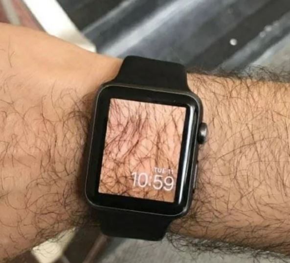 Instead of having a hair on your screen, how about putting a slice of your skin inside your phone