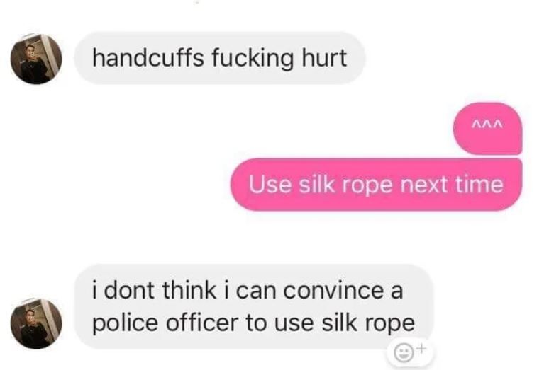 Maybe kinky cops do