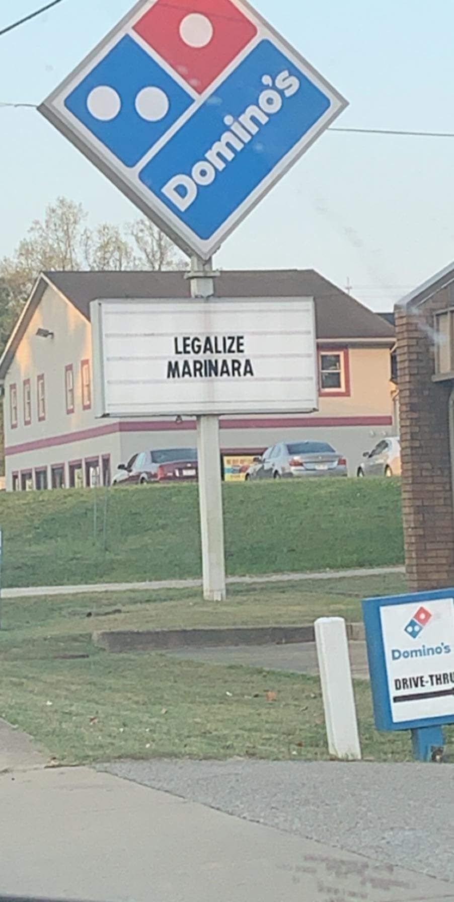 My local Domino's is fighting for our rights!