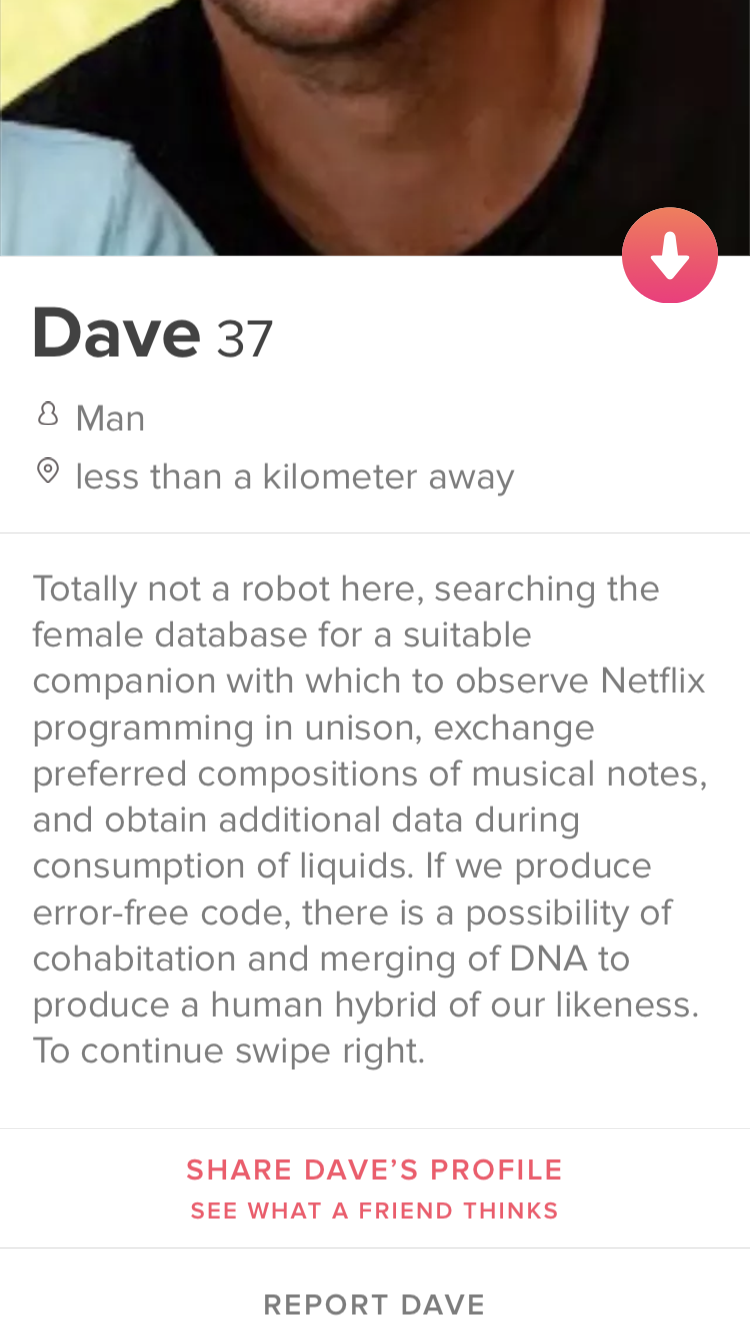 Tinder is full of bots!