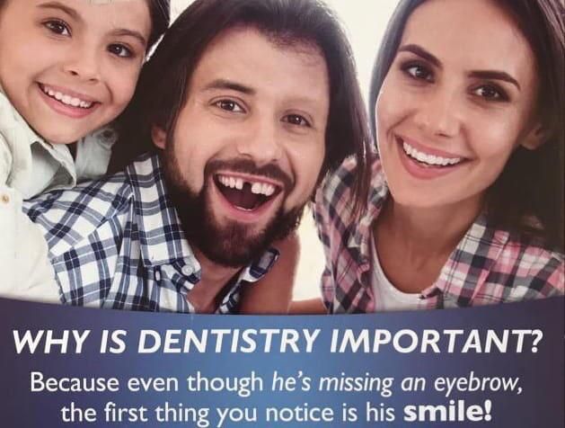 This amazing advertisement from a local dentistry.
