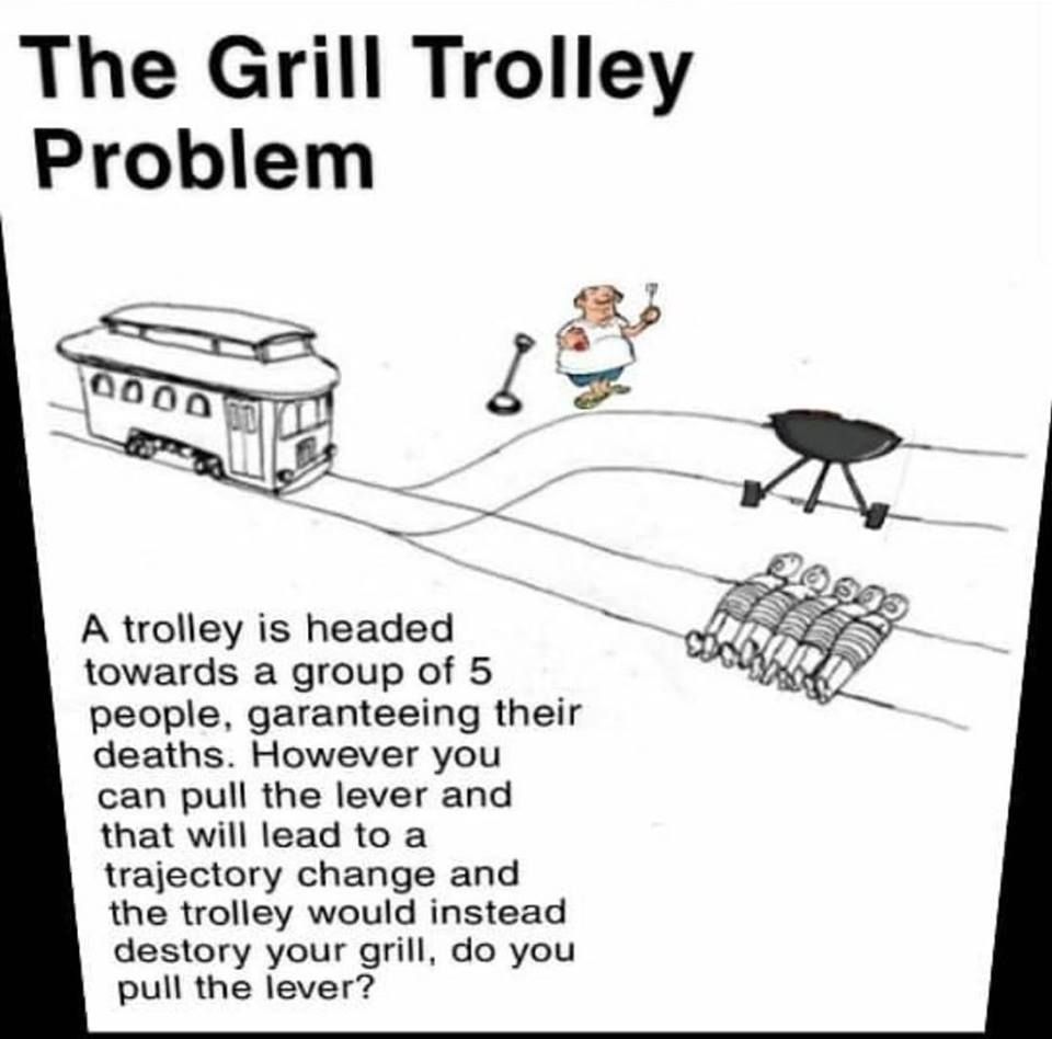 Boomer trolley problem