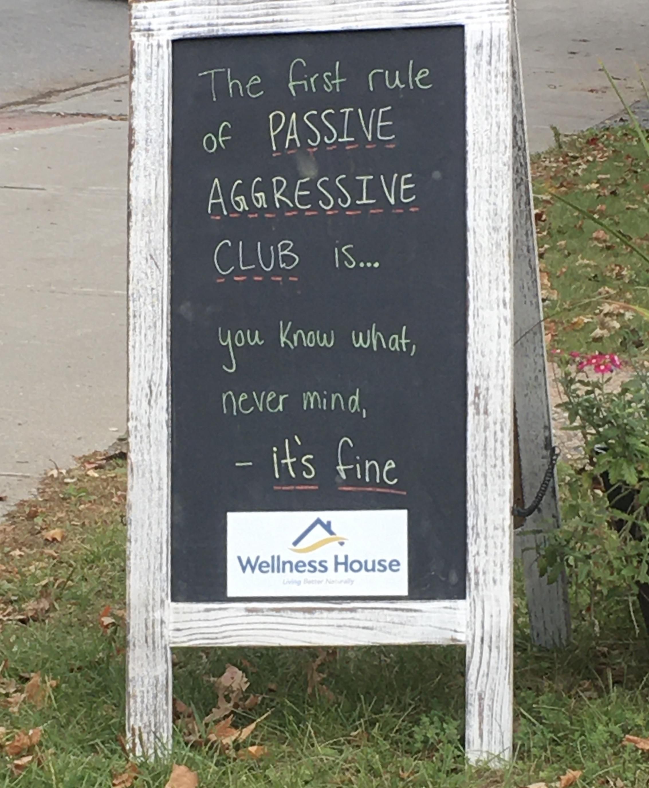 Sign outside my chiro’s office today!