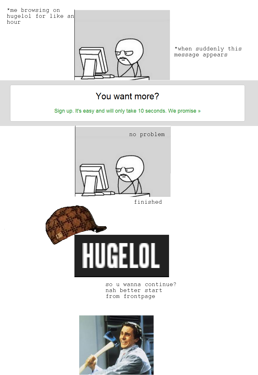 Y U No Let Me Continue