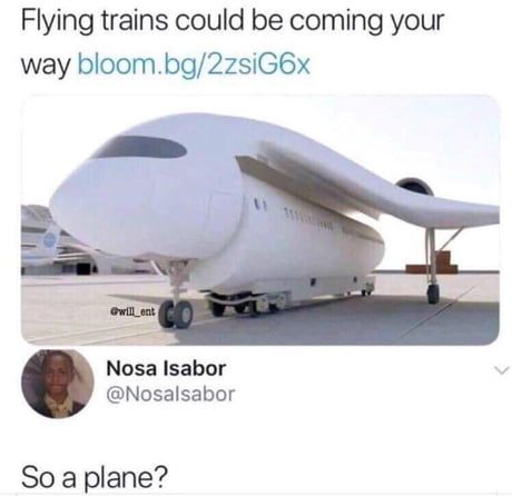 No, flying busses