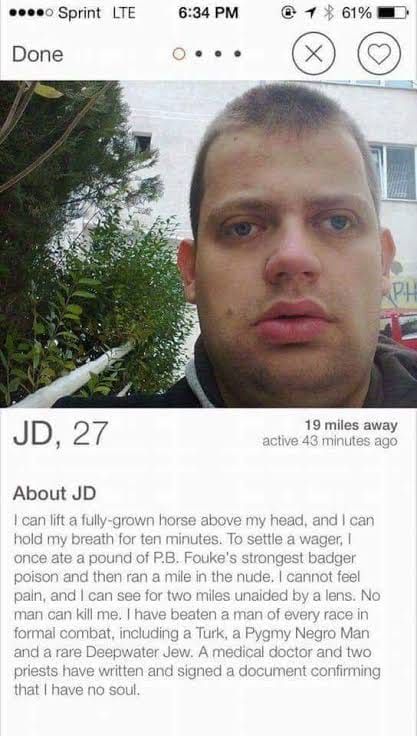 JD is just short for SUPER CHAD