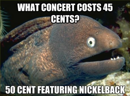 What concert costs 45 cents?
