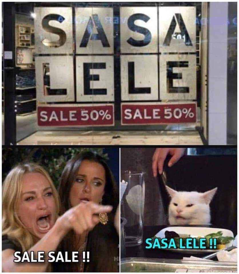 Sasa lele > sale sale