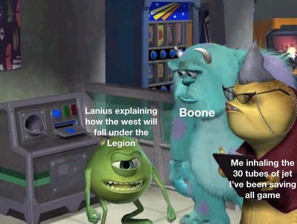 Cant hold both, lanny