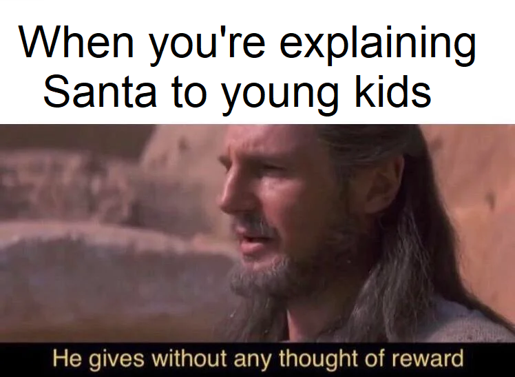 Xmas memes in October are always topical