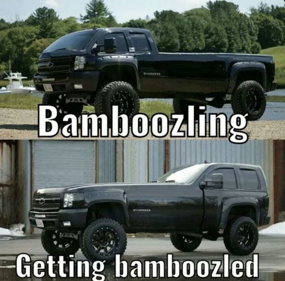 Read it again without "bam", "zling", or "zled"