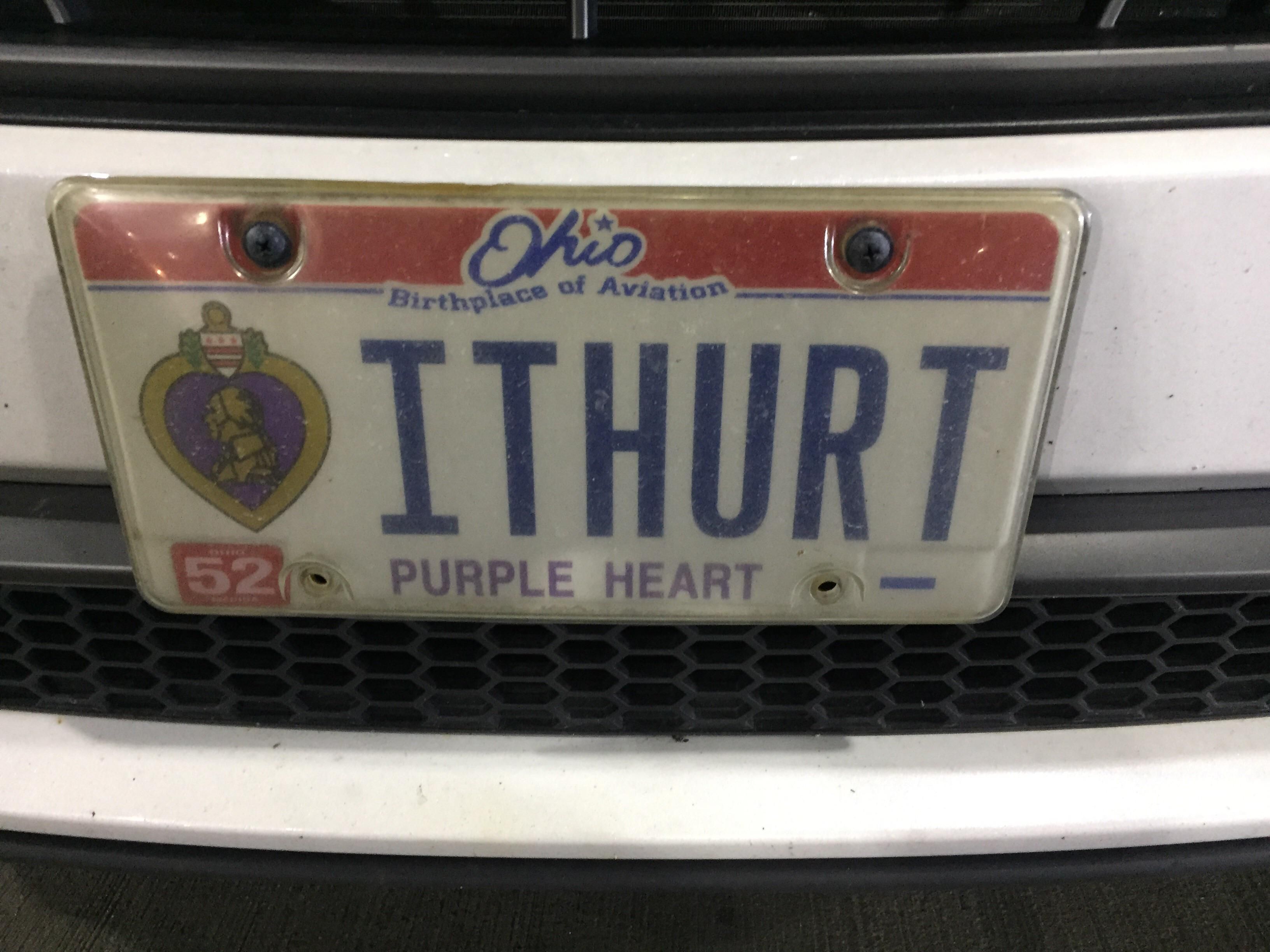 Hey, Purple Heart recipient, how’d it feel?
