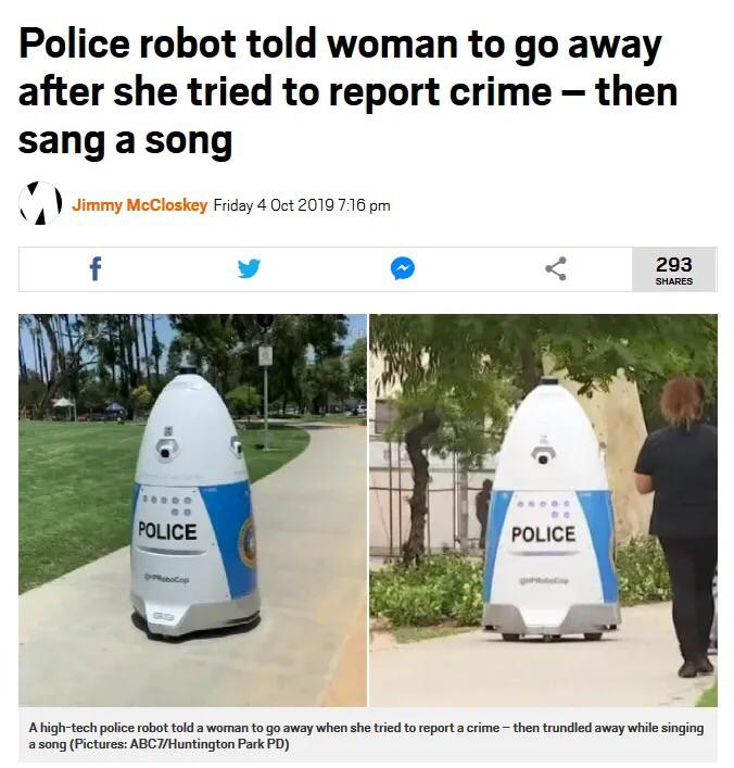 Me: Getting raped, Policebot: Soundtrack!