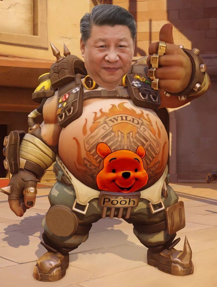 This is the only legal portrait of Xi Jinping according to Blizzard