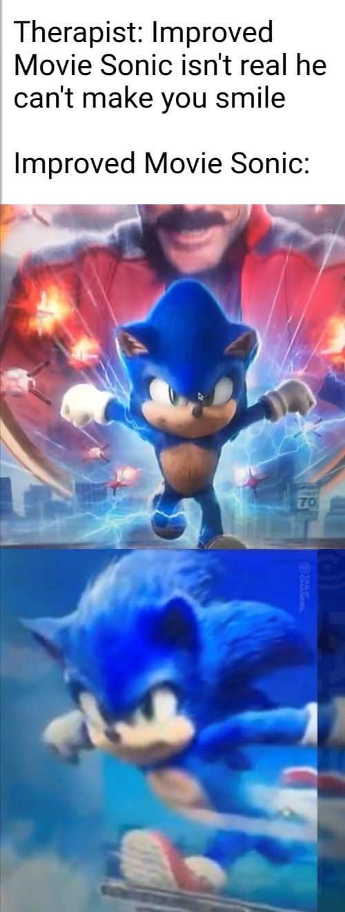 *LEAKED Improved Movie Sonic. This may be a FAKER