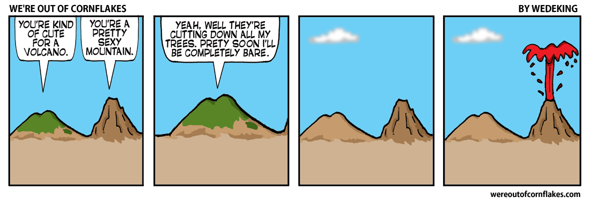 Mountain meet Volcano