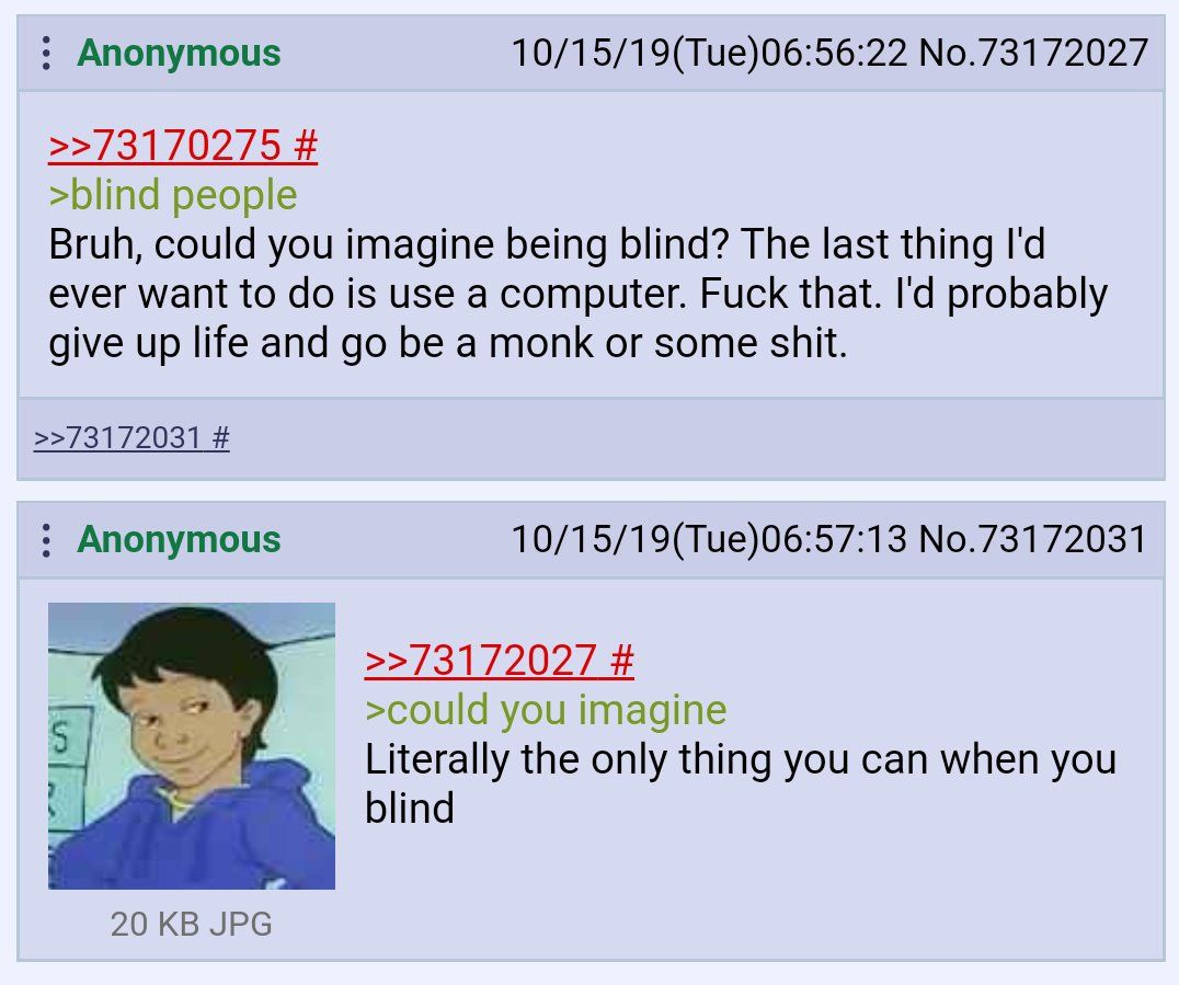 Anon isn't blind