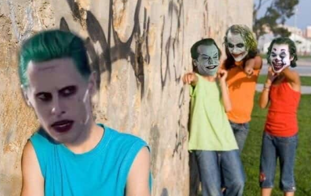 cast out by society and not society, he becomes the super joker