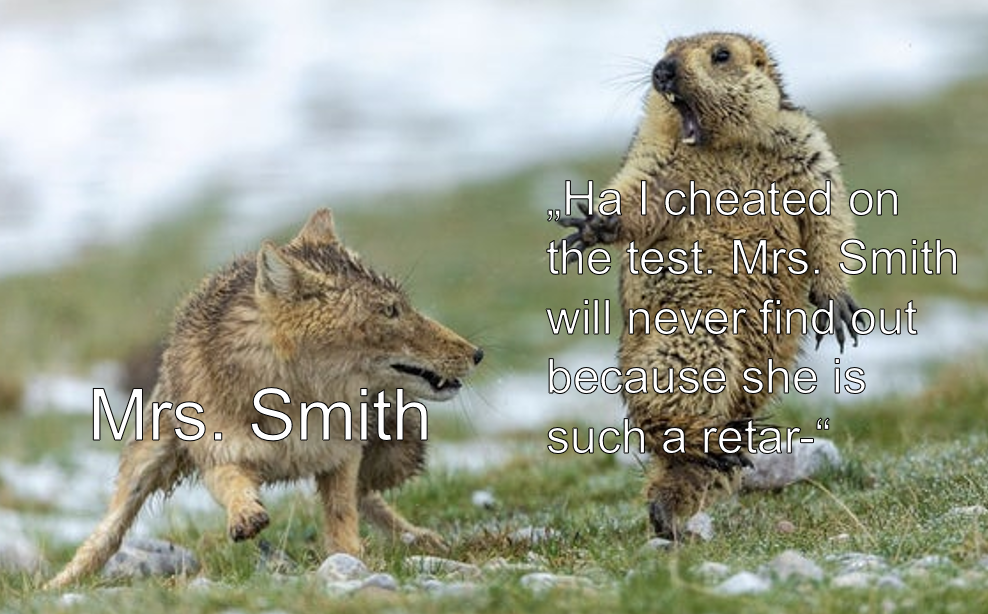 always check if teachers are nearby