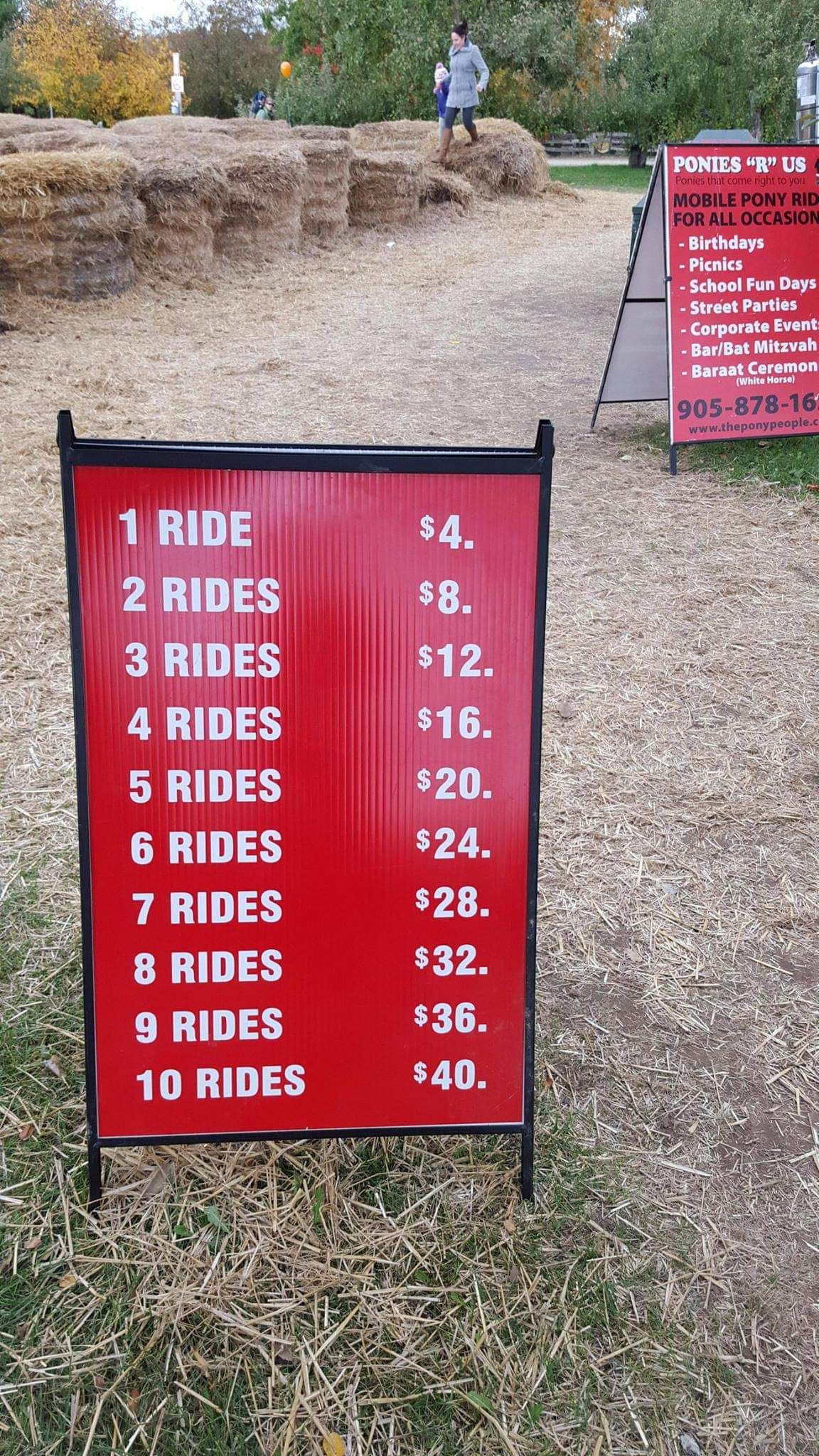 So just $4 a ride then?