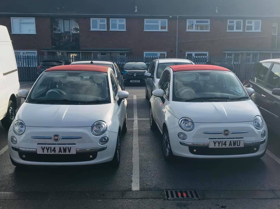 My mum's friend couldn't work out which car was hers this morning...