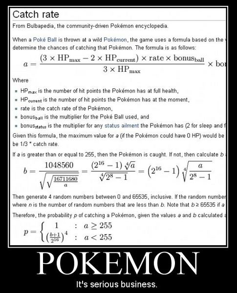 Pokemon's math