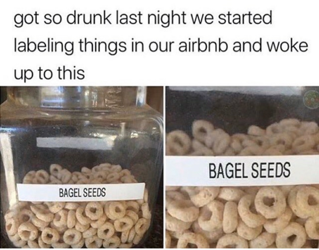 Anyone need some bagel seeds for breakfast?