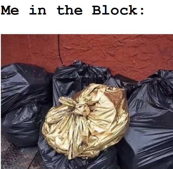 In the Block meme