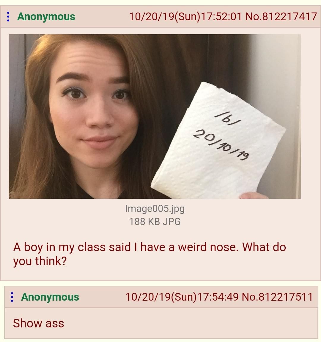 Femanon fishes for attention from anons