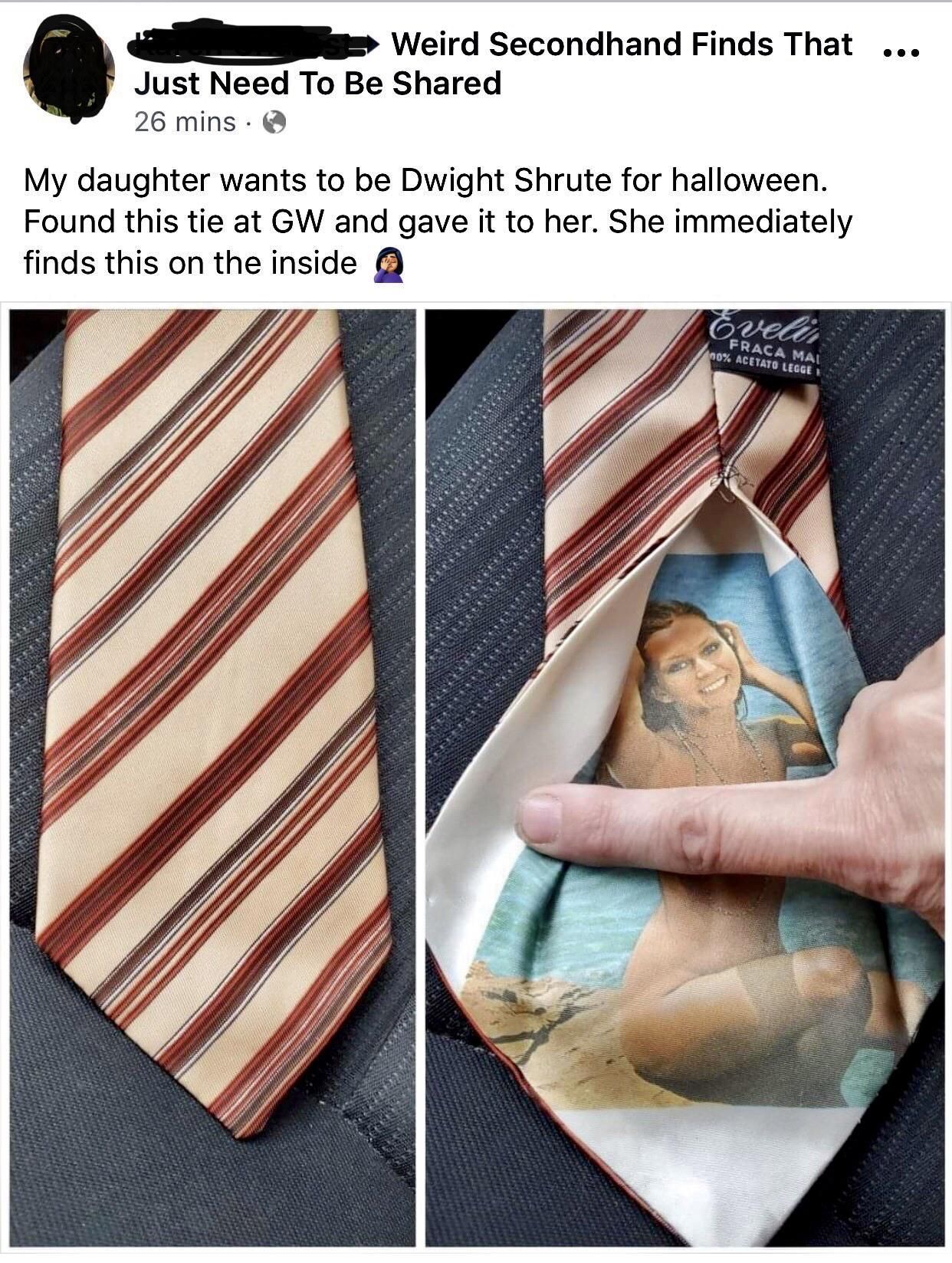 Whose to say Dwight didn’t use the same tie?