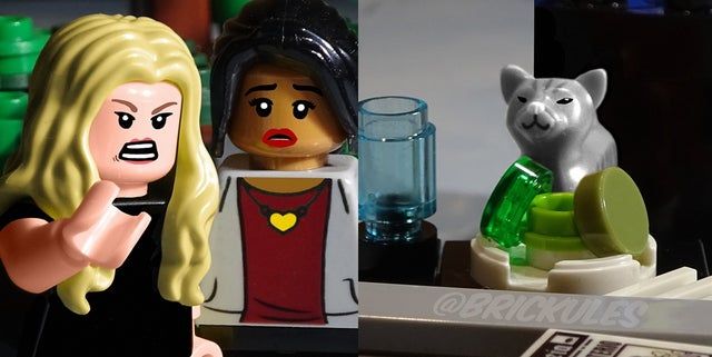 someone recreated the meme with legos