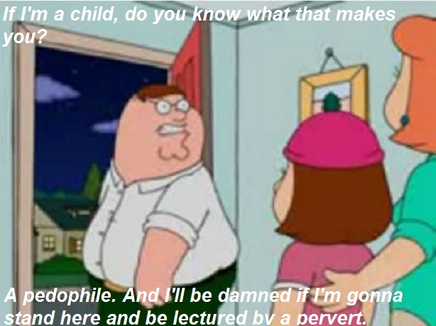 A good come back when your gf calls you a child!