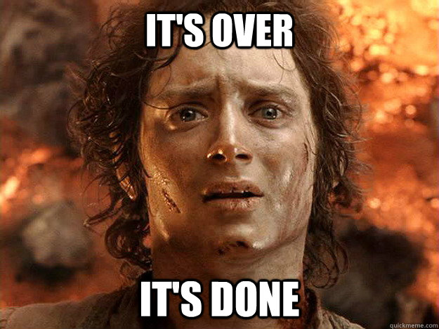 Today I had my last Final