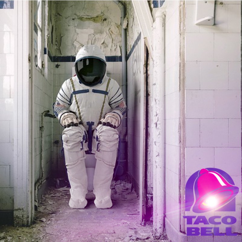 I saw this stock photo and thought it would look better with a TacoBell logo.