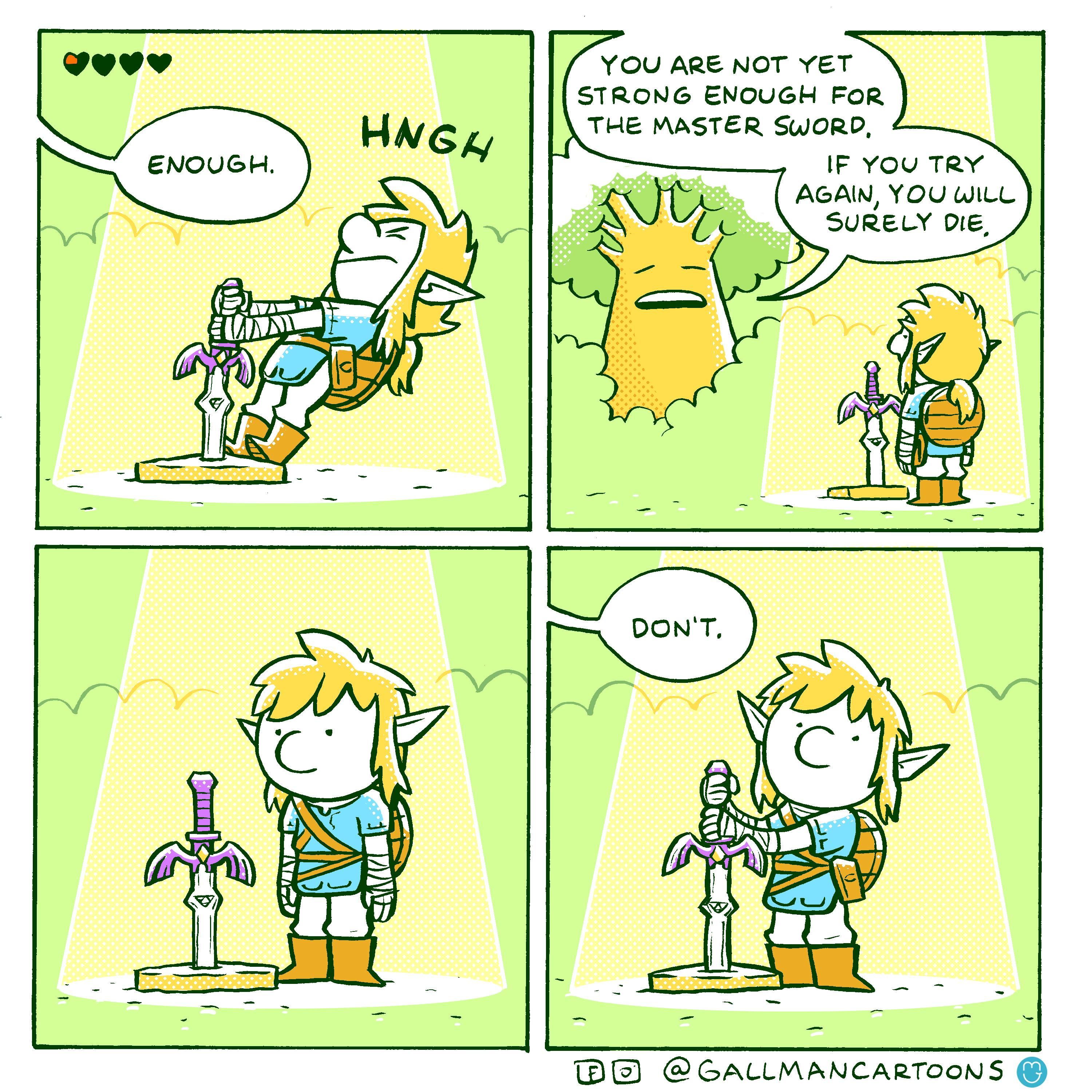 Finding the Master Sword