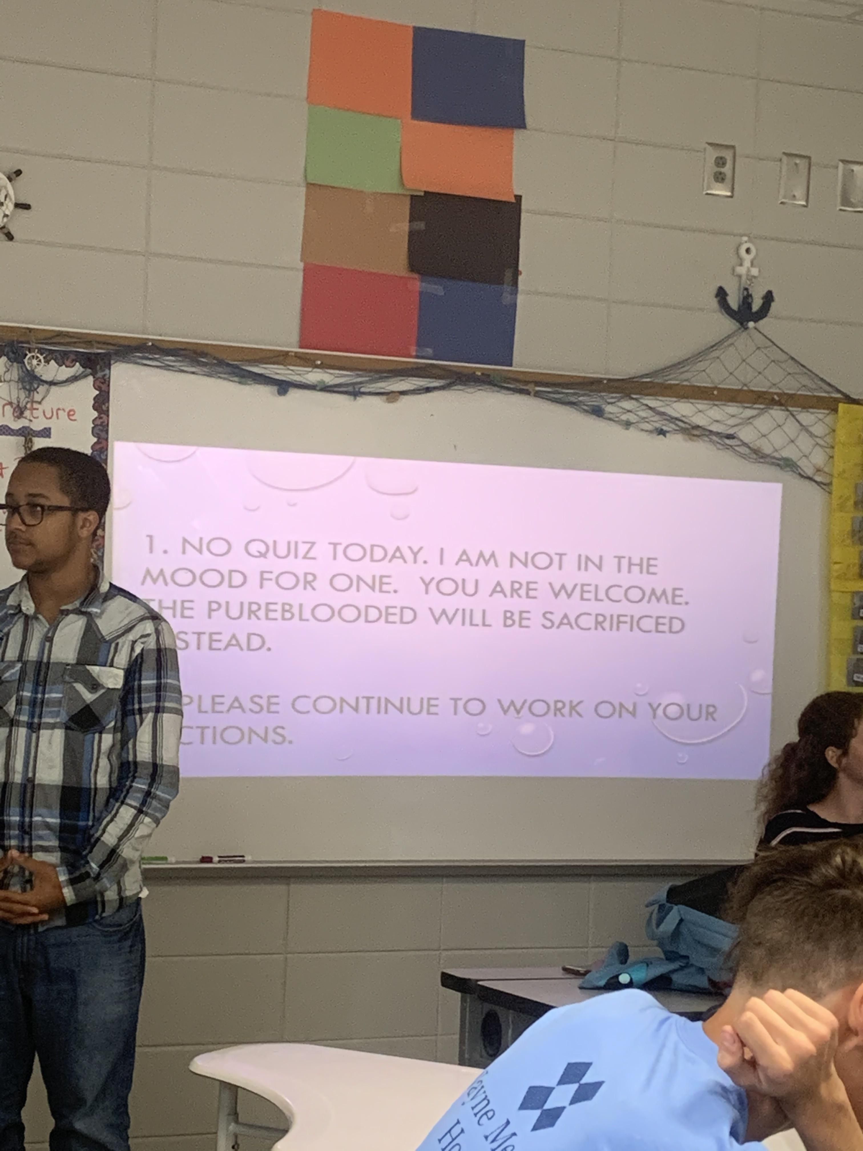 This teacher’s had enough