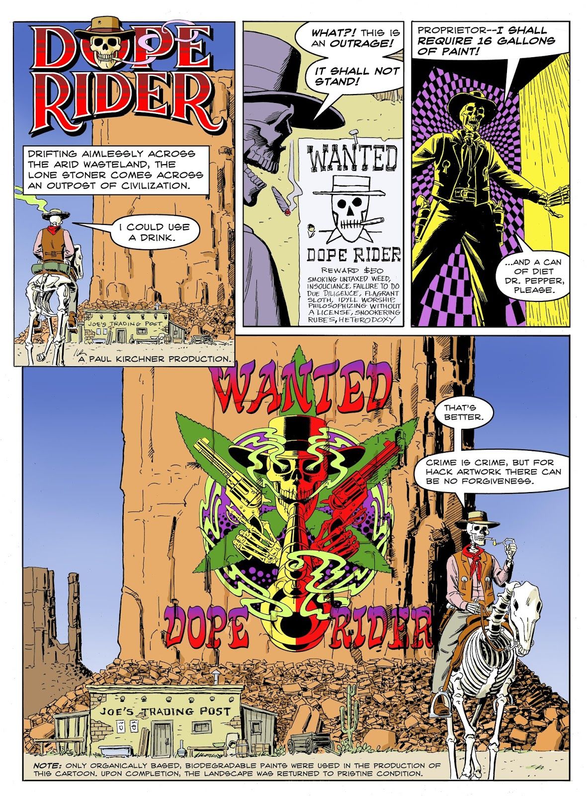 Spooktober presents, Dope Rider: Wanted Poster