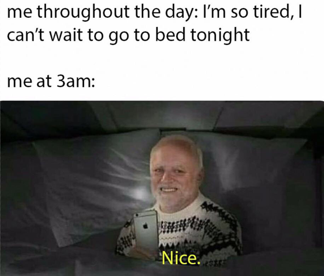 standard sleep routine