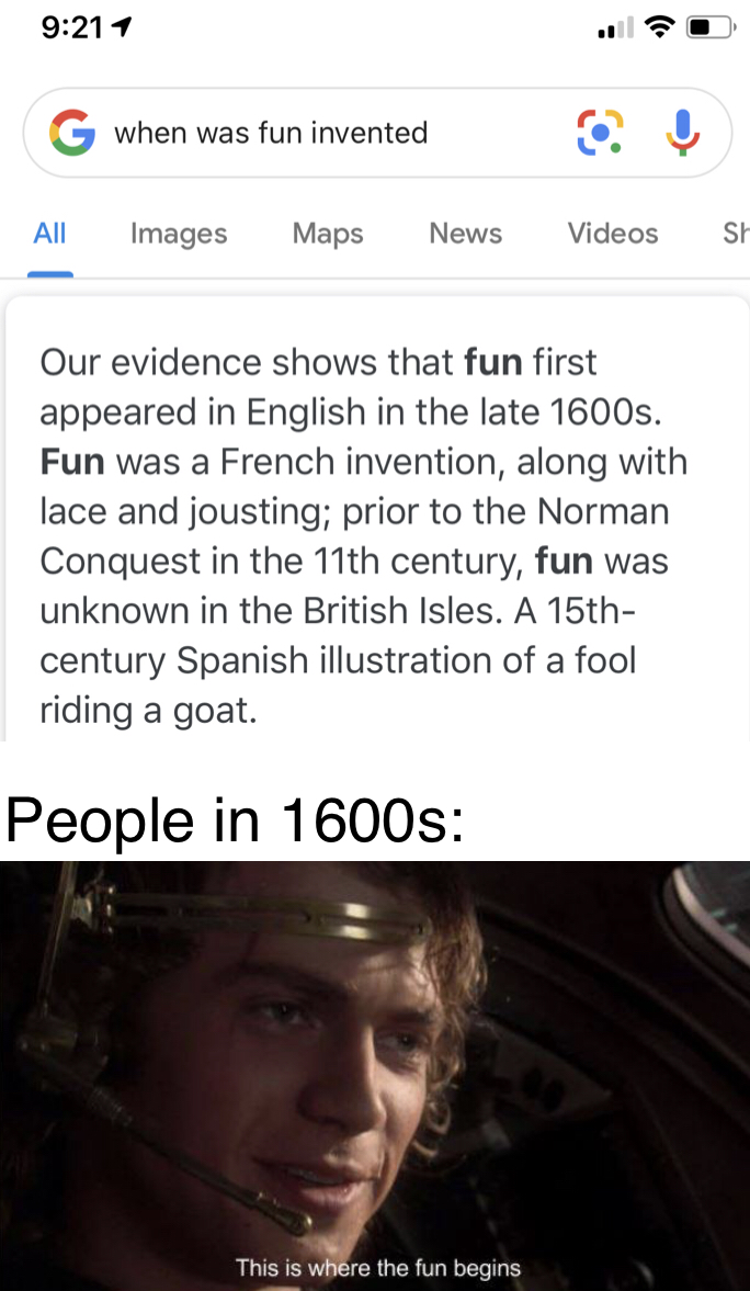 Fun begins