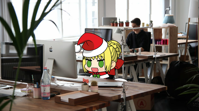 Just working at the office! 57 days remains.