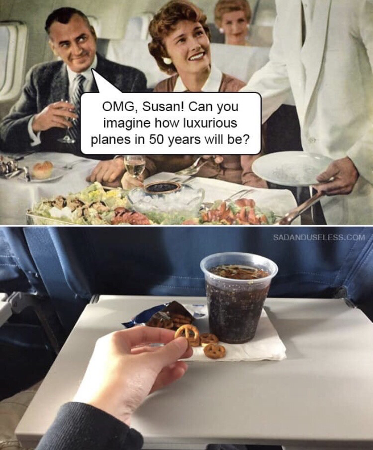 food on the plane
